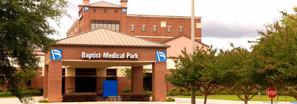 Baptist Medical Park Nine Mile front entrance