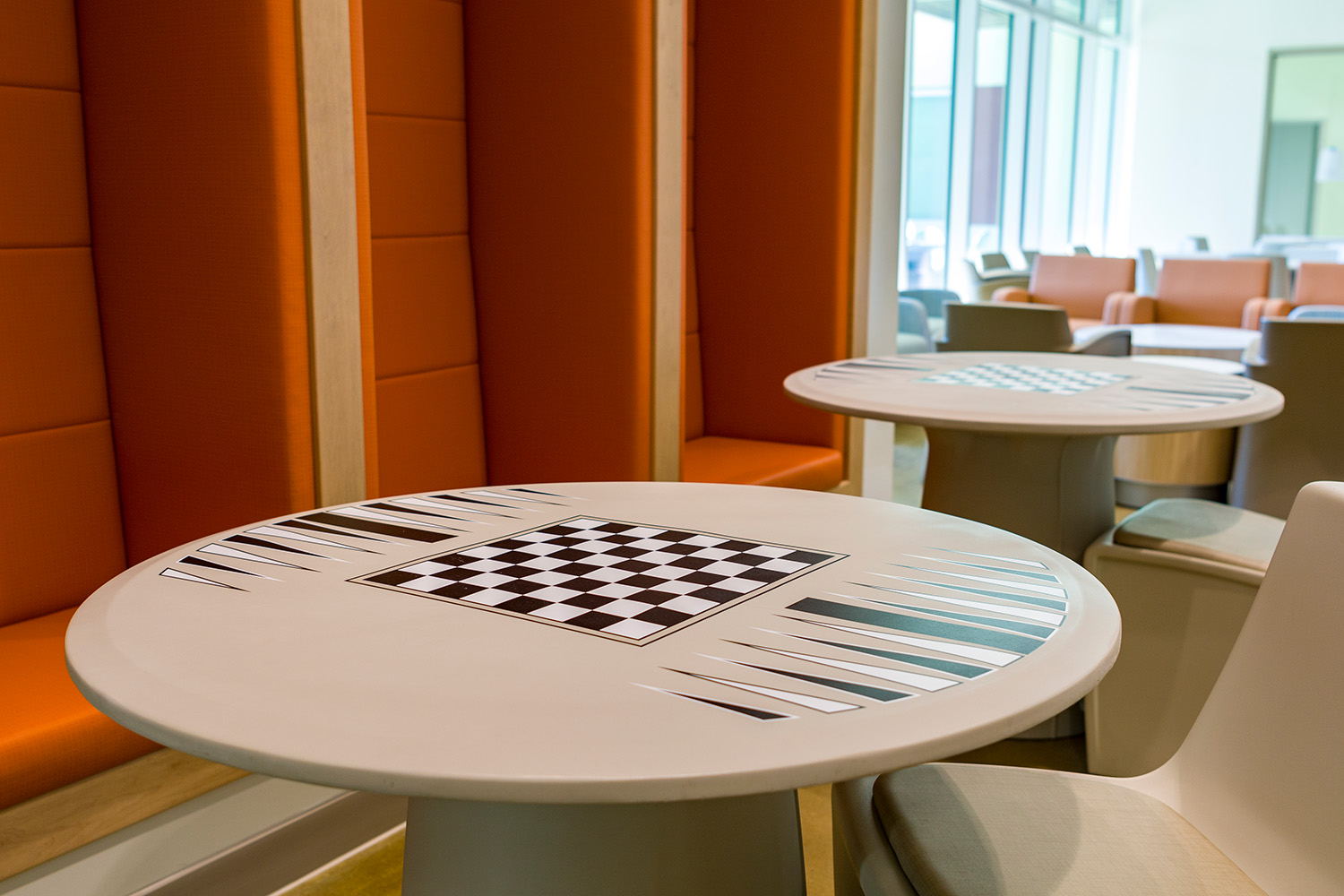 A Game table at the Behavioral Health Unit