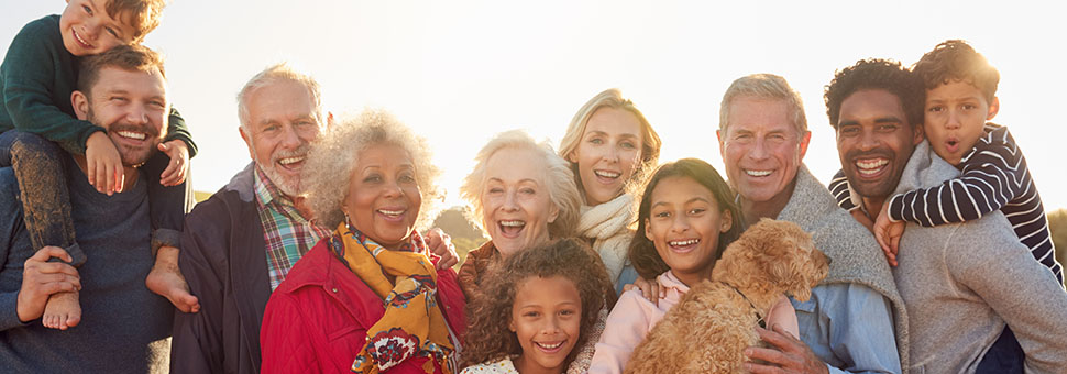 A group of people looking at the camera.