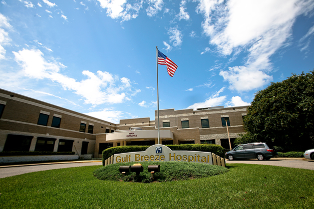 Baptist Medical Park - Gulf Breeze Hospital front entrance