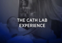 Cardiac Cath at Baptist graphic of patient and nurse