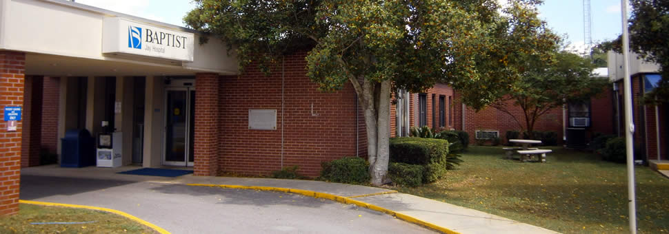 Jay Hospital front entrance