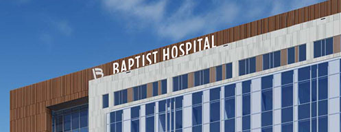 Image of new Baptist Hospital